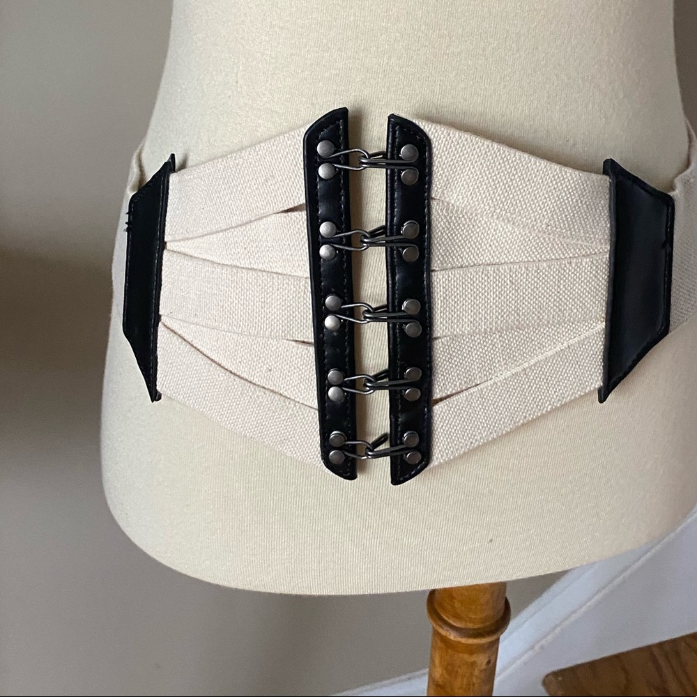 Anthropologie Stretch Corsett Waist Belt